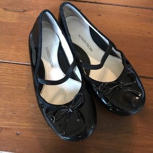Nordstrom Black Patent Leather Ballet Flats